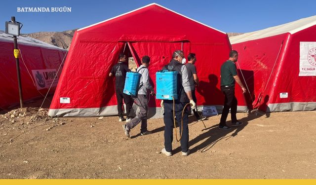 UMKE Tatbikat Alanına Belediye İlaçlaması