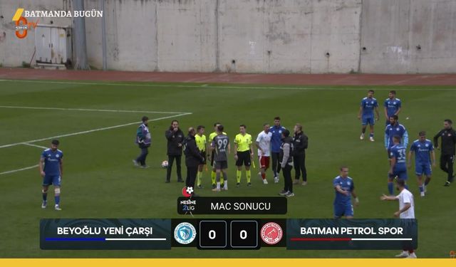 Petrolspor İstanbul'da Galibiyeti Kaçırdı