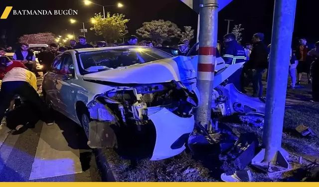 Batman Gültepe’de Feci Kaza, Yaralılar Var