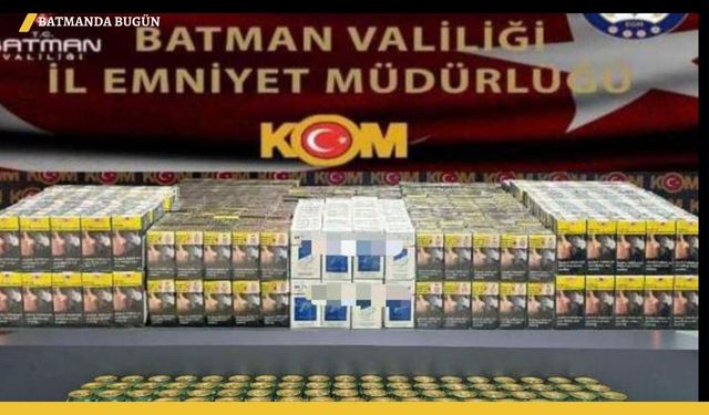 Batman’da Kaçakçılık Faaliyetlerine Darbe