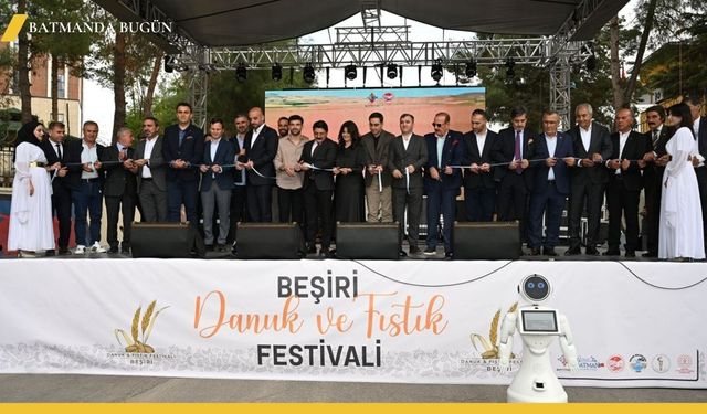 Beşiri'de Danuk ve Fıstık Festivali Coşkusu