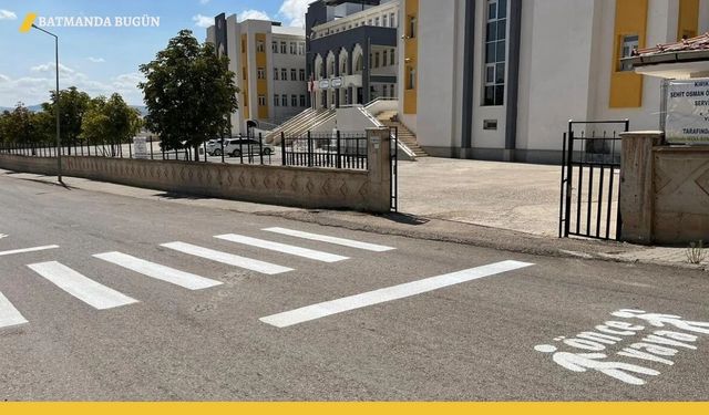 Batman’da Okul Giriş Çıkışları Artık Daha Güvenli