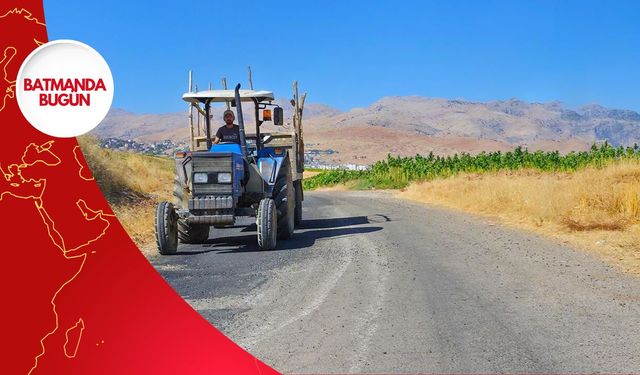 Batman İl Özel İdaresi Kozluk'ta 116,5 Km Yolu Asfaltladı