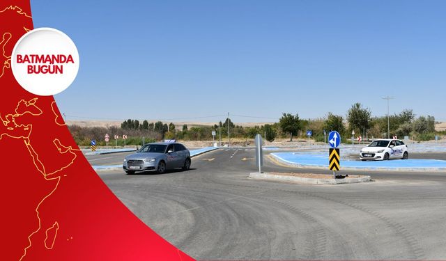Batman'da Sürücü Akademisi ile Adaylar Özel Pistlerde Direksiyon Başına