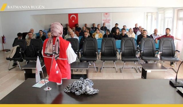 Kızılay'dan Batman Tarımcılarına İlk Yardım Eğitimi