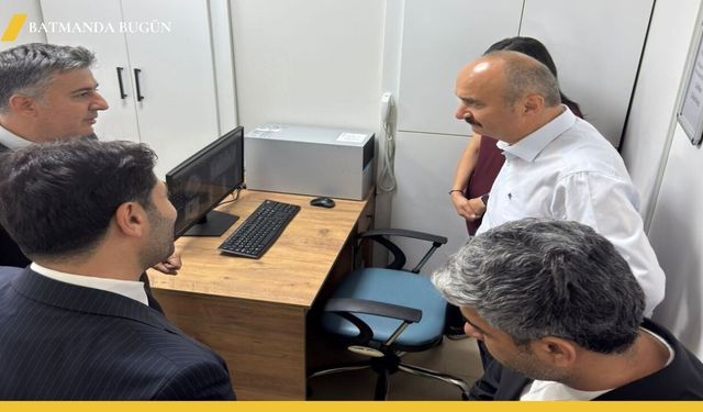 Vali Canalp'ten Batman Diş Hastanesine Ziyaret