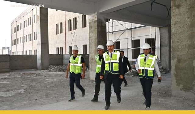 Vali Canalp Bölgenin 500 Yataklı Sağlık Vizyonunu İnceledi