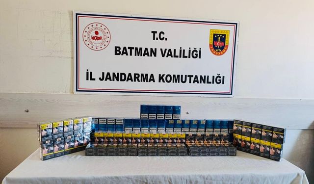 Batman'da 949 Kaçak Sigara Ele Geçirildi