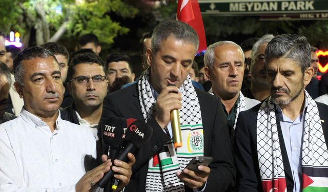 Batman'da İsrail'in Küresel Sumud Filosu'na Saldırısı Protesto Edildi