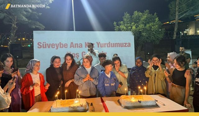 Batman Kız Yurdunda Toplu Doğum Günü Kutlaması