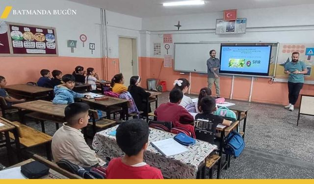 Batman’ın İlk ve Ortaokulları Çevre Bilinciyle Büyüyor
