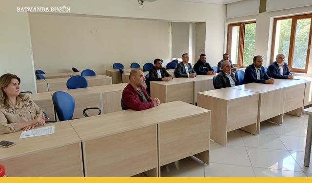 Küçük Sanayi Siteleri İçin Batman'da Kritik Buluşma