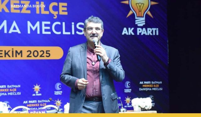 Nasıroğlu'ndan Batman Müjdesi ‘Petrol’ün Başkenti Batman, Yatırımın Yeni Cazibe Merkezi Haline Gelecek.’