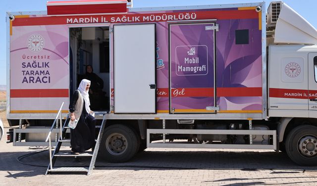 Mardin'de Mobil Araçla Erken Kanser Taraması