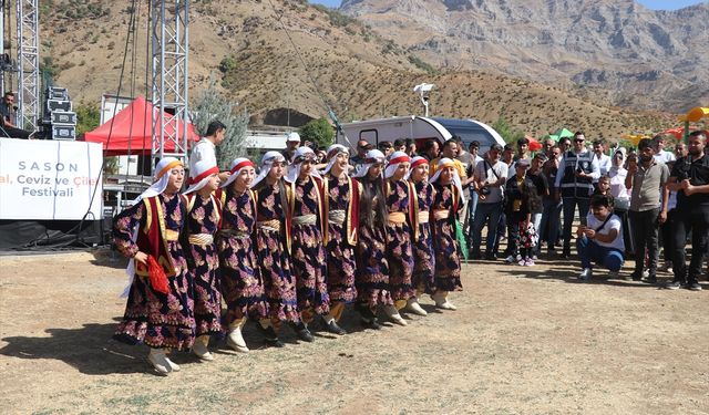 'Sason'da  'Bal, Ceviz ve Çilek Festivali' Şenliği