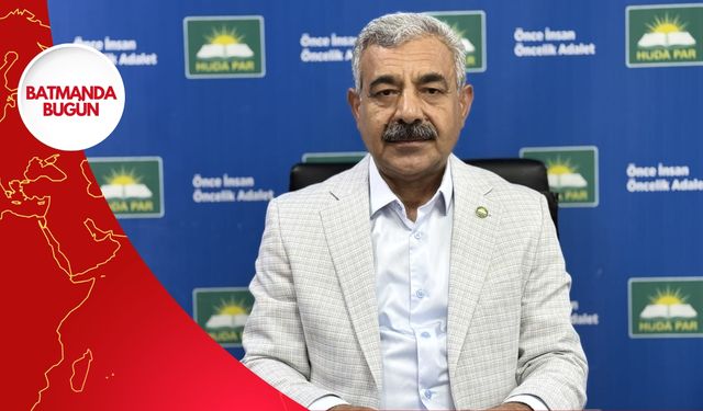 Batman Halkı 7 Ekim Salı Akşamı Gazze İçin Yürüyor
