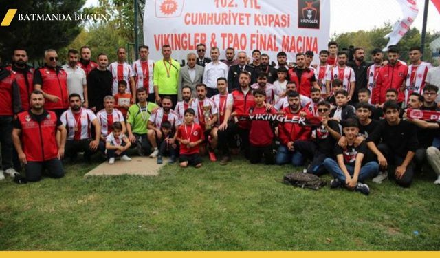 Batman'da Cumhuriyet Kupası Şampiyonu TPAO