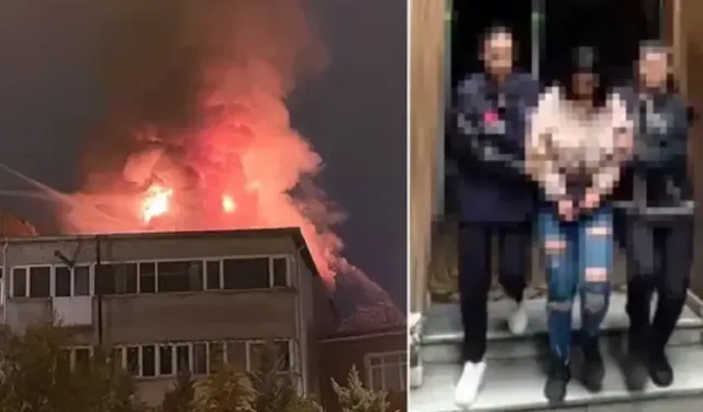 Beyoğlu'nda Kapı Krizi Yaşayan Kadın Binayı Ateşe Verdi