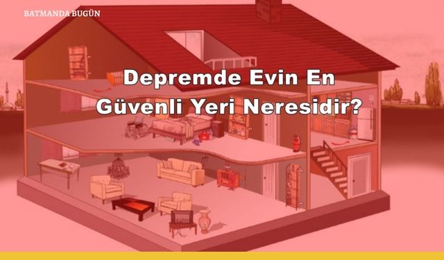 Depremde evin en güvenli yeri neresi?