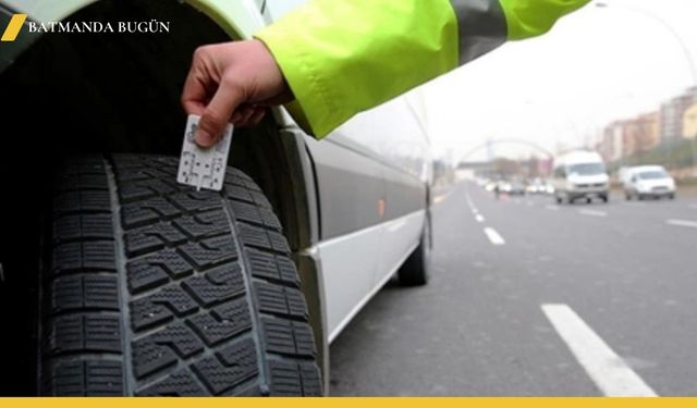 Kış Lastiği Takmayana Dev Ceza