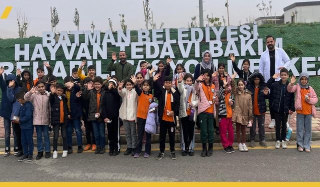 Batman’da Geleceğin Hayvanseverleri Yetişiyor