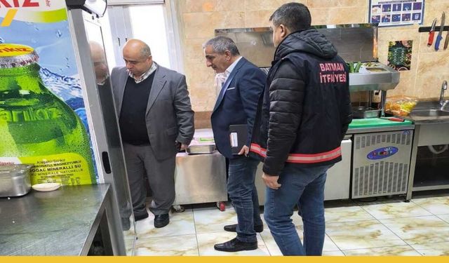 Batman’daki Kafe ve Restoranlara Kapsamlı Yangın Denetimi