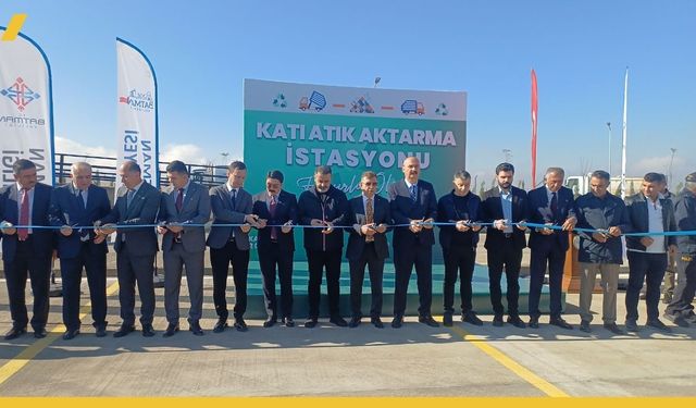 Batman'da Katı Atık Aktarma İstasyonu Hizmete Açıldı
