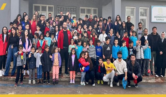 Batman’da Gönüllü Gençler Değirmenüstü Köy Okulu'nda