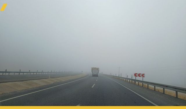 Batman-Mardin Kara Yolunda Yoğun Sis Etkili