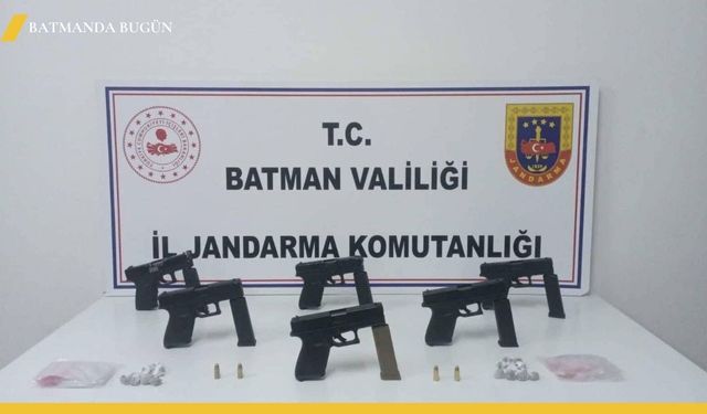 Batman’da Silah ve Narkotik Ticaretine Suçüstü