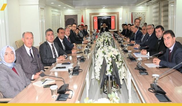 Vali Canalp Başkanlığında Kaymakamlar Koordinasyon Toplantısı Yapıldı
