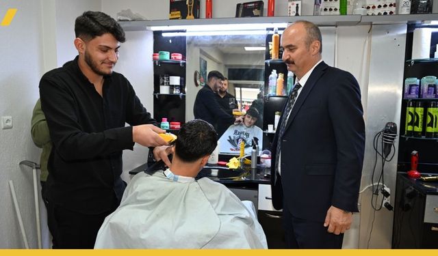 Vali Canalp'ten Gülistan 2 Caddesi'ne Esnaf Ziyareti