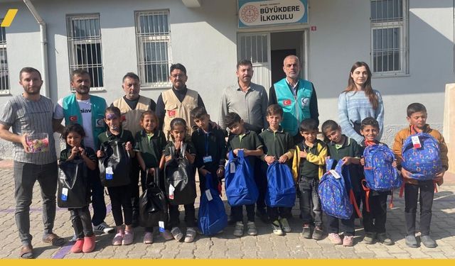 Cansuyu'ndan Hasankeyf Köy Okullarında Yüzlerce Öğrenciye Kışlık Yardım