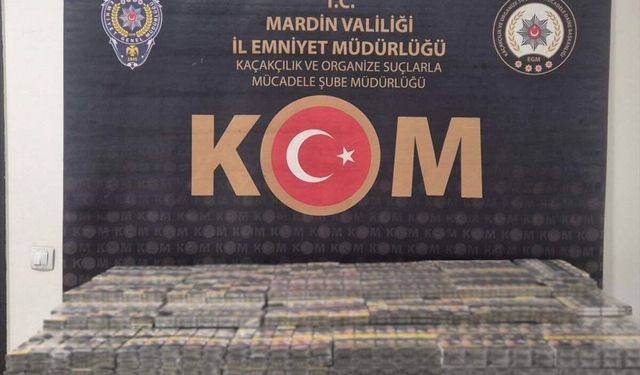 Mardin Emniyetinden Üç İlçede Kaçakçılık Operasyonu: 2 Binden Fazla Sigara Ele Geçirildi