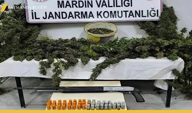 Mardin Artuklu'da Uyuşturucu Darbesi