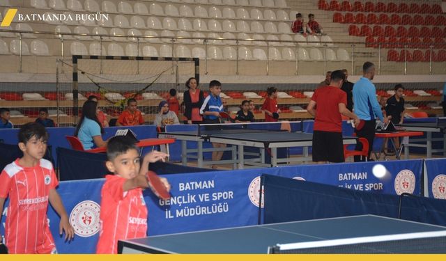 Batman’a Masa Tenisi Federasyonu'ndan Tam Not