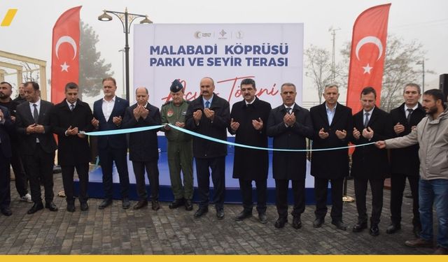 Batman'da 'Malabadi Köprüsü Parkı ve Seyir Terası' Açıldı