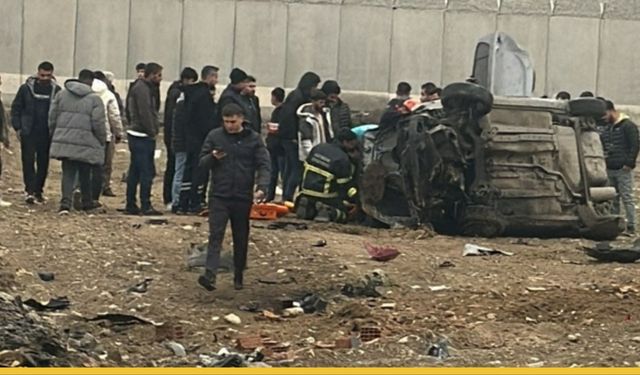 Batman Çevre Yolu'nda Kaza: Takla Atan Otomobilden İki Yaralı Kurtarıldı