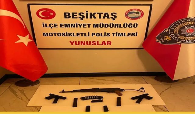 Beşiktaş’ta "Yatak Altı" Cephaneliği: Şüphe Üzerine Gelen Şok Baskın!