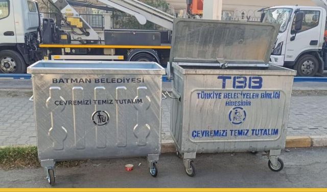 Rakamlarla Hijyen: Batman Belediyesi Konteyner Sayısını Dört Kat Artırdı