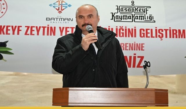 Hasankeyf’te Zeytin Tarımına Güçlü Destek: 40 Çiftçiye 5 Bin Fidan Dağıtıldı