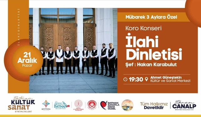 Batman Belediyesi'nden Dopdolu Aralık Ayı: Konserler ve Tiyatrolar Ücretsiz