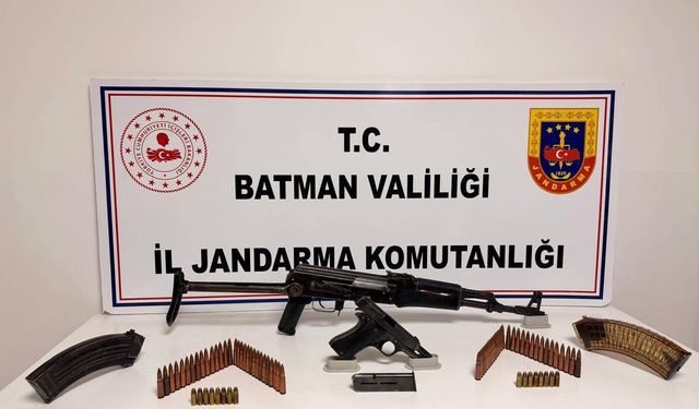 Batman Çamlıtepe’deki Operasyonda Cephanelik Çıktı
