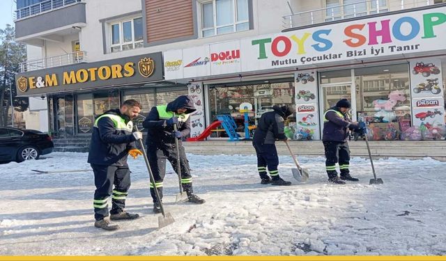Batman’da Ayazla Mücadelede Dev Kadro: 504 Personel Şehrin Nabzını Tutuyor