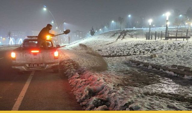 Batman’da Kar Seferberliği: Ekipler Gece Gündüz Sahada