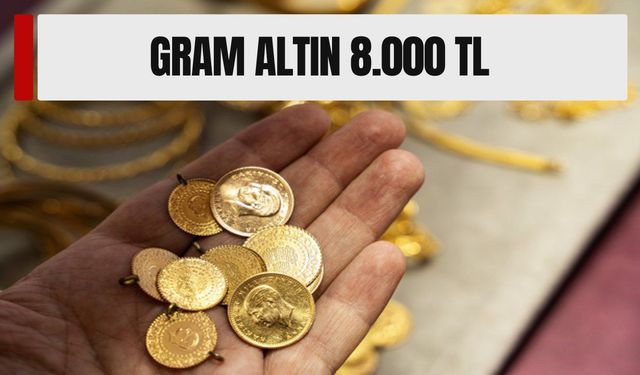 Altında 8.000 TL Depremi! Kapalıçarşı'da Tarihi Rekor: "Gram Altın Psikolojik Sınırı Yıktı Geçti."