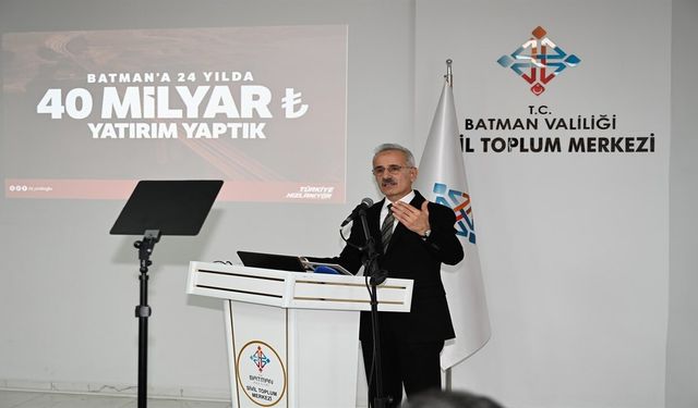 Bakan Uraloğlu: BATRAY Projesi Cumhurbaşkanı Onayına Sunuluyor