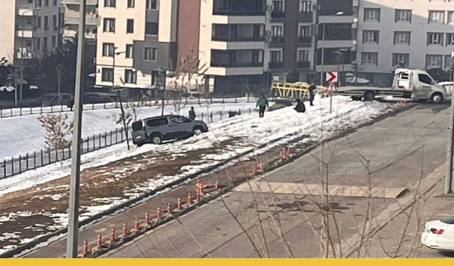 Batman’da Ticari Araç Sulama Kanalına Düşmekten Son Anda Kurtuldu