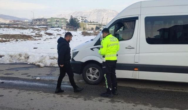 Batman'da Okul Servislerine Sıkı Denetim