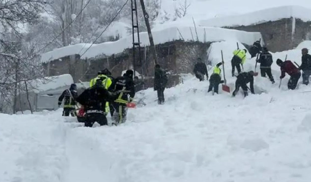 Sason’da Beyaz Felaket Ağılı Yuttu: Besicinin Tüm Emeği Saniyeler İçinde Karlara Gömüldü!